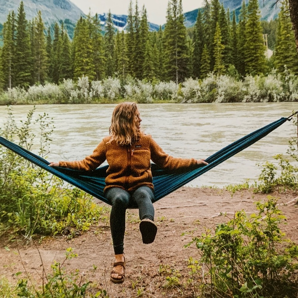 Single person travel hammock